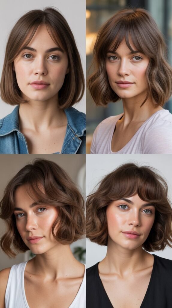  A-Line Bob With Angled Bangs