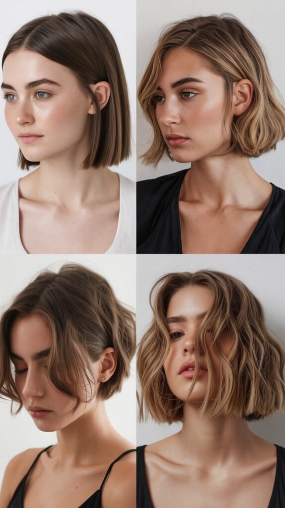  Chin-Length Bob with Undercut