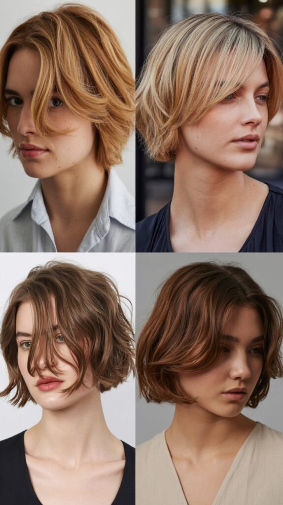  Asymmetrical Chin-Length Cut