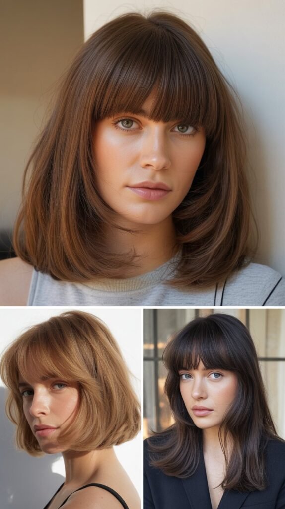 Blunt Bangs with Internal Layers