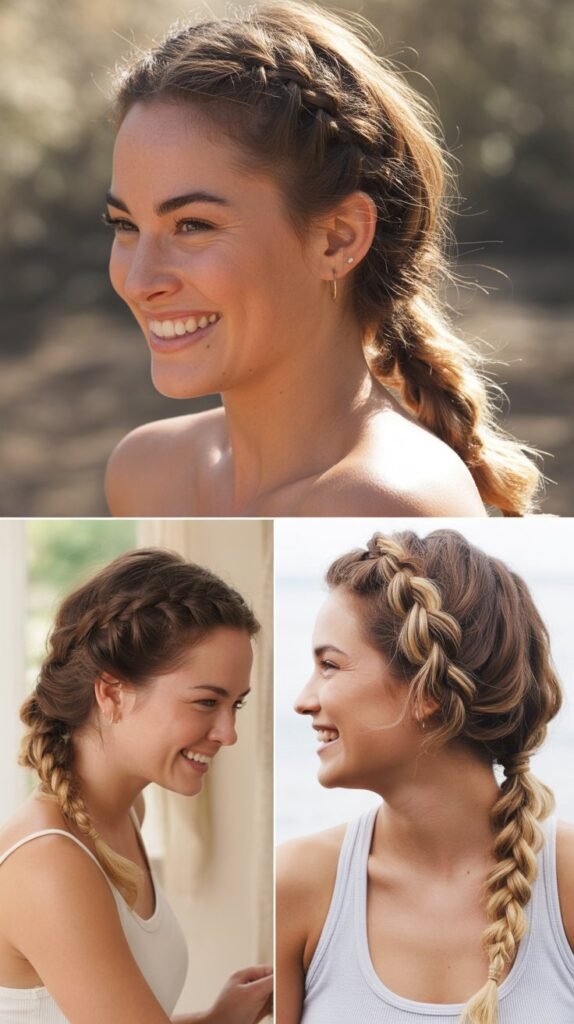 Rope Braid Ponytail