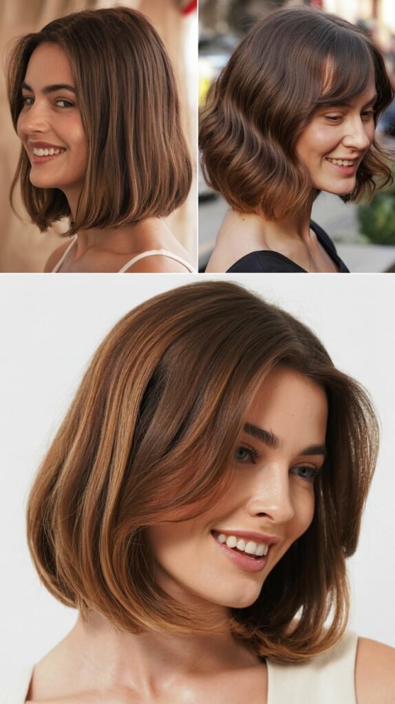 Long Bob for Oval Faces