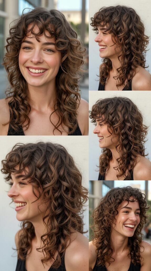 Layered Hair with Natural Roots