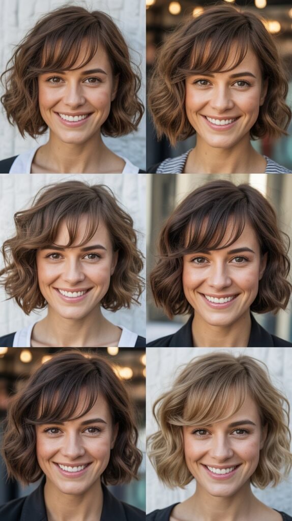 Choppy Bob with Piecey Long Bangs