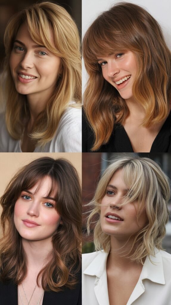  Feathered Wispy Bangs