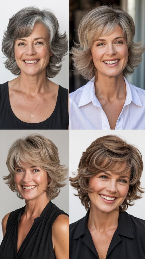 Chin-Length Bob with Bangs