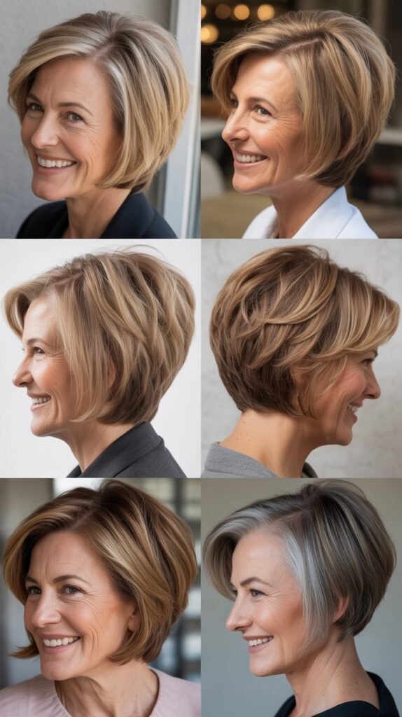 Inverted Bob with Shorter Back
