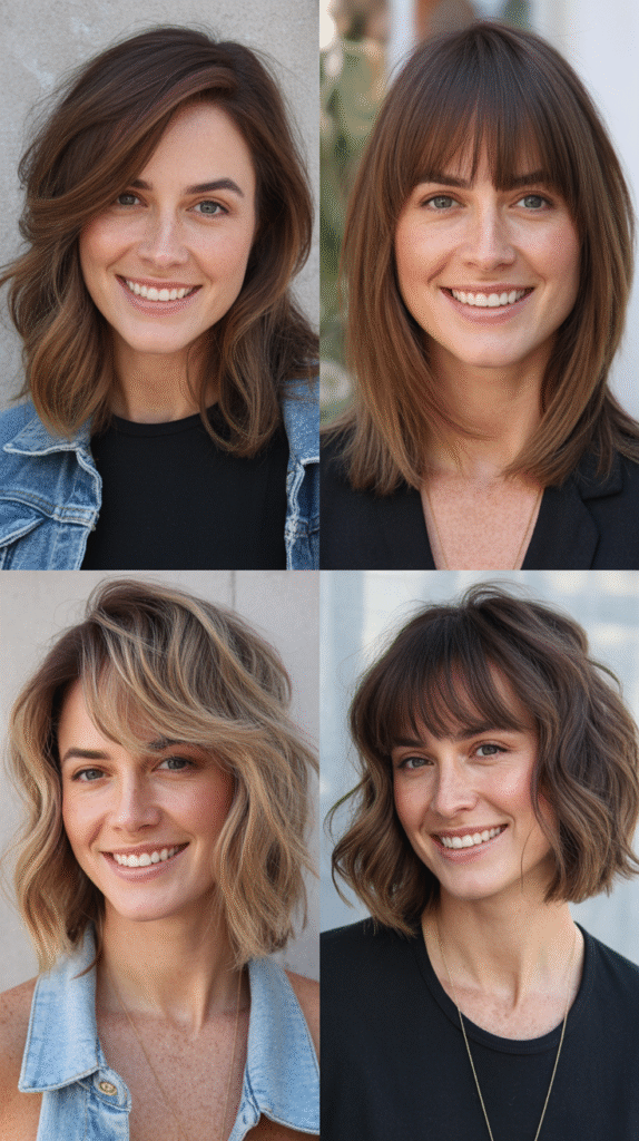 Platinum Balayage With Dark Base