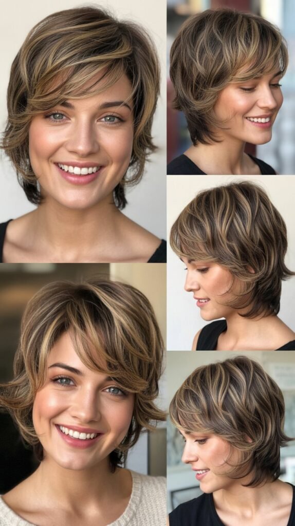  Textured Sweep Front Layers