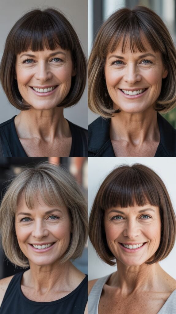 Blunt Bob with Micro Bangs