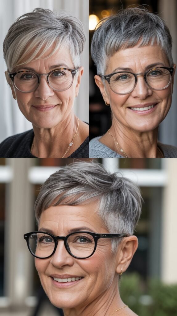 Tapered Pixie with Undercut Details