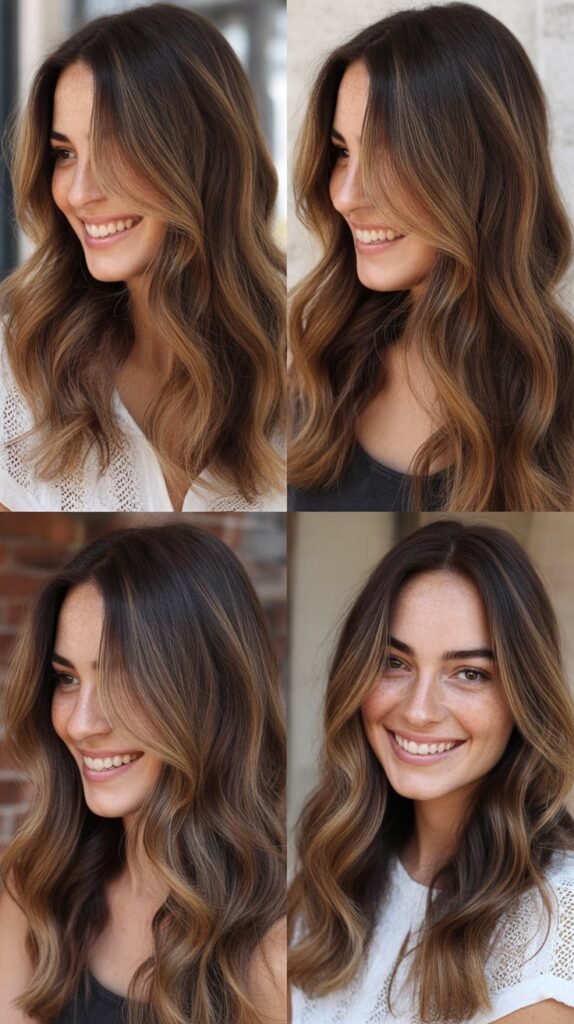 Caramel Latte Brown Balayage