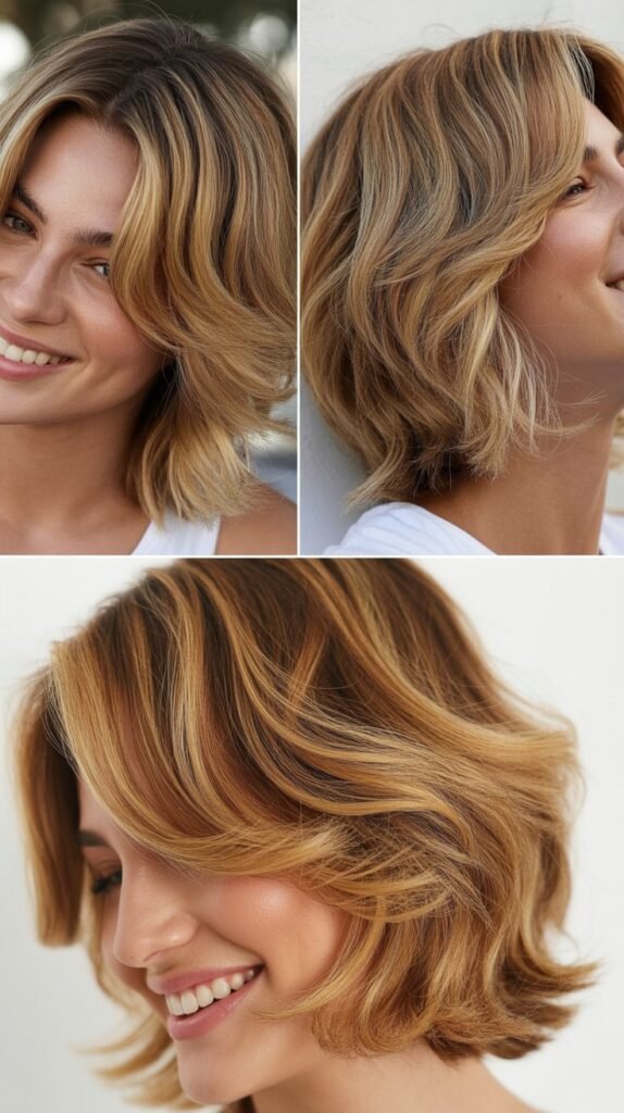  Toasted Coconut Blonde with Angular Layers