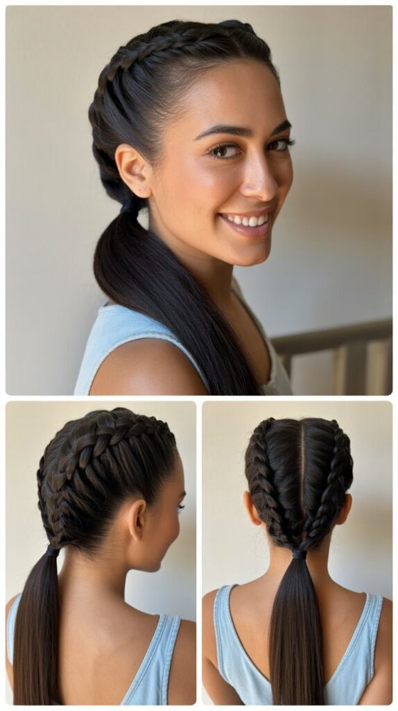 Infinity Braid Ponytail