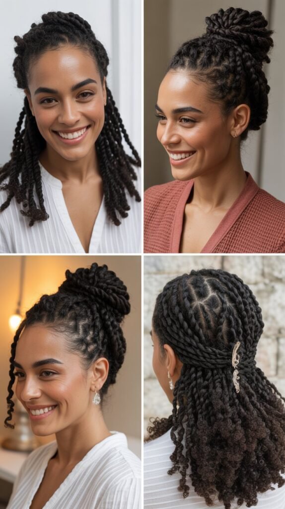  The Twisted Half-Up Style