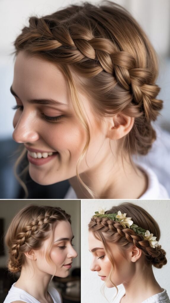 French Braid Crown