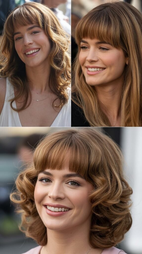 Medium Length with Bardot Bangs