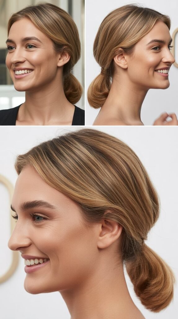  The Low Ponytail with Volume