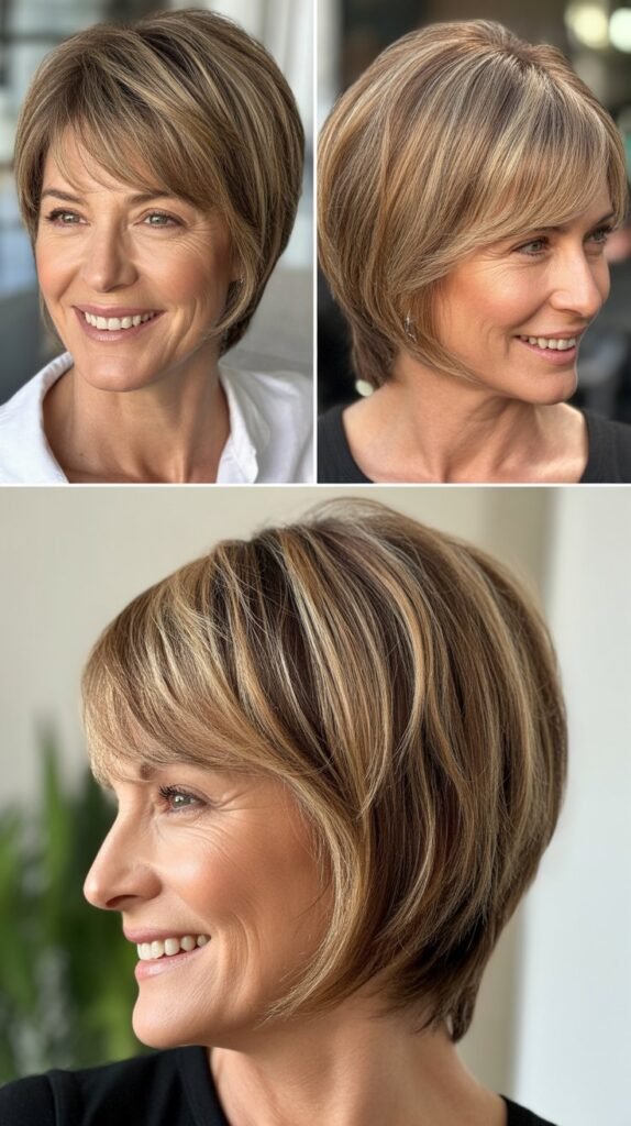Angled Fringe with Dimensional Color
