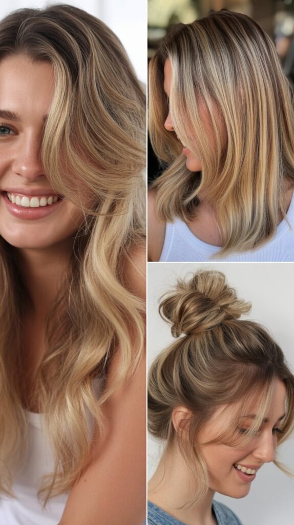 Wheat Blonde Balayage