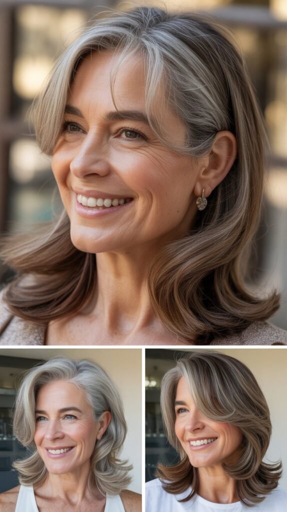 Long Side Fringe with Tucked-Behind-Ear Styling