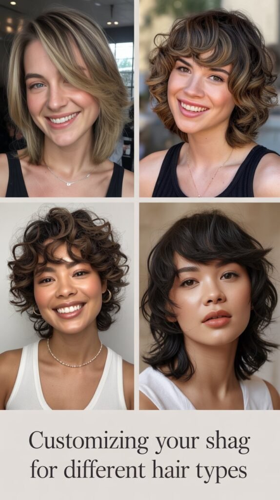 Customizing Your Shag for Different Hair Types