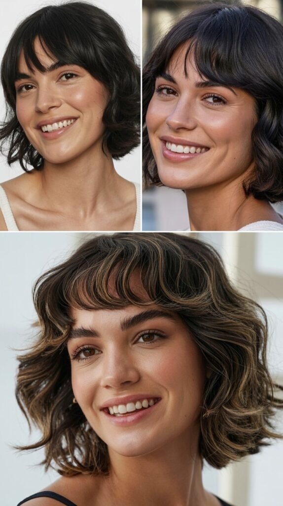 . Sleek A-Line Bob with Deep Side Part