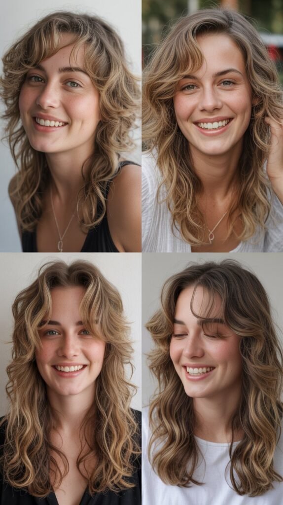 Boho Waves with Layered Face-Frame