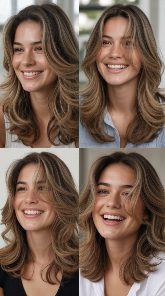 Waterfall Layers Cascading Down