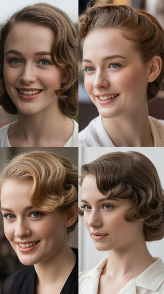 Vintage-Inspired Face-Framing