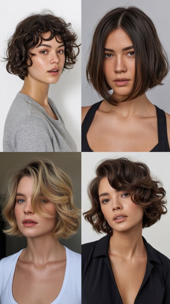 Jaw-Length Bob with Piece-y Layers