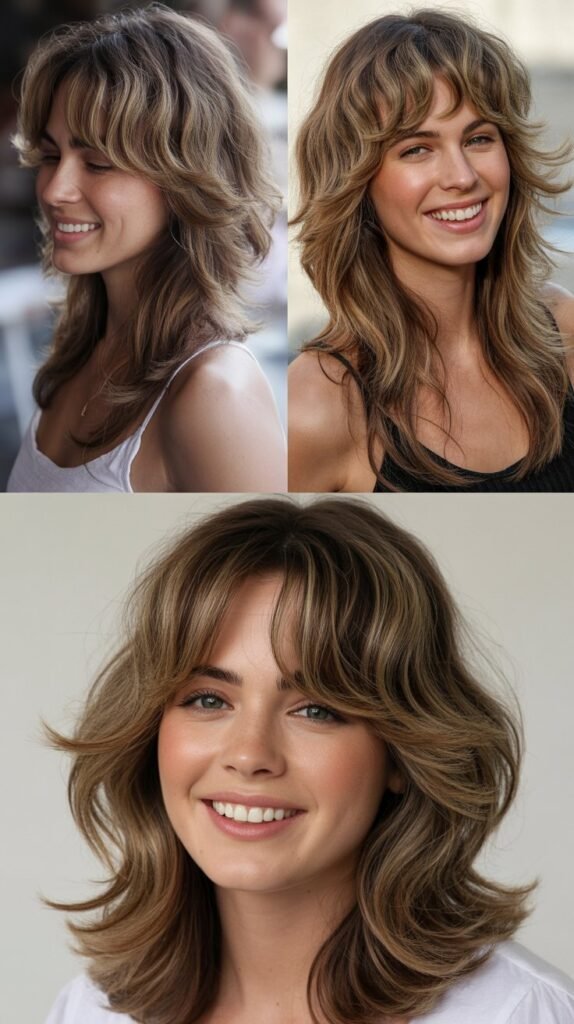 Long Side Bangs with Tousled Texture