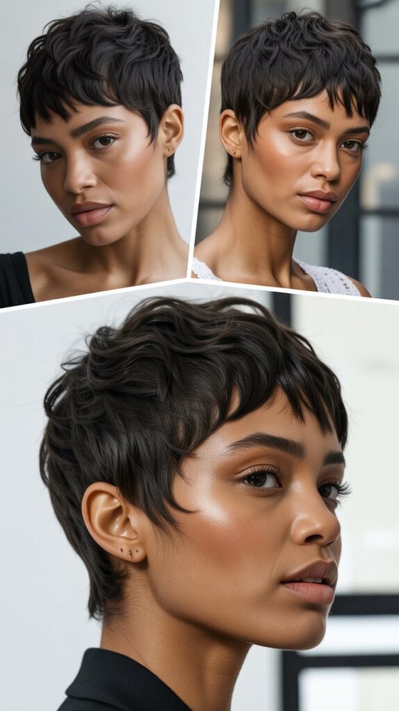 26. Textured Crop Pixie