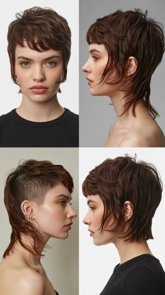 25. Modern Mullet Pixie