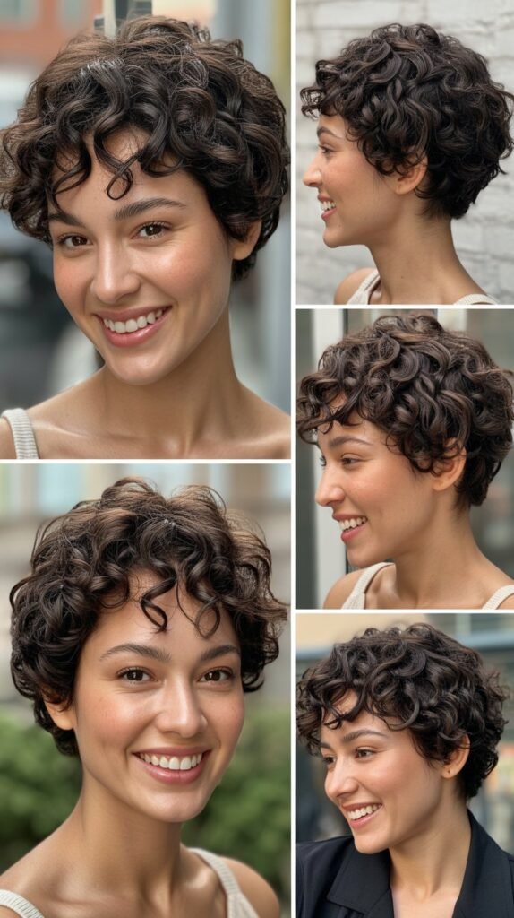 Piece-y Curly Crop