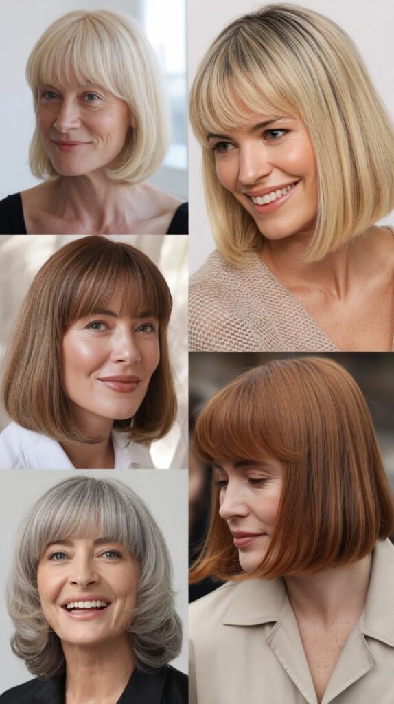 Baby Bangs with Straight Silky Length