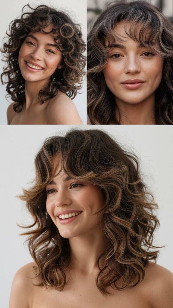 Voluminous Roots with See-Through Bangs