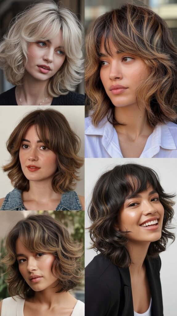 Medium Shag With Piecey Fringe