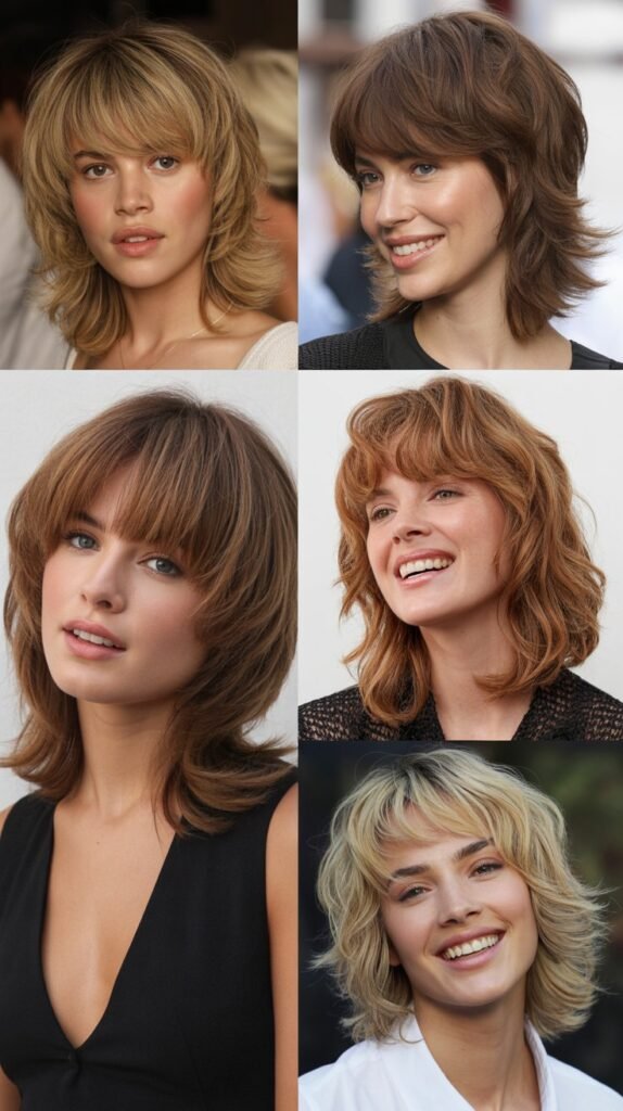 Medium Shaggy Layers With Bottleneck Fringe