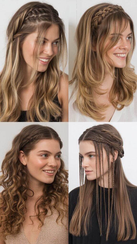 Long Layers with Braided Details