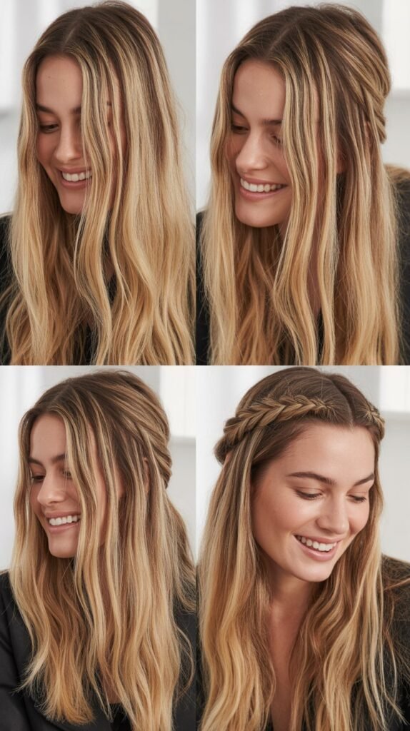 Toffee Blonde With Rooted Shadow