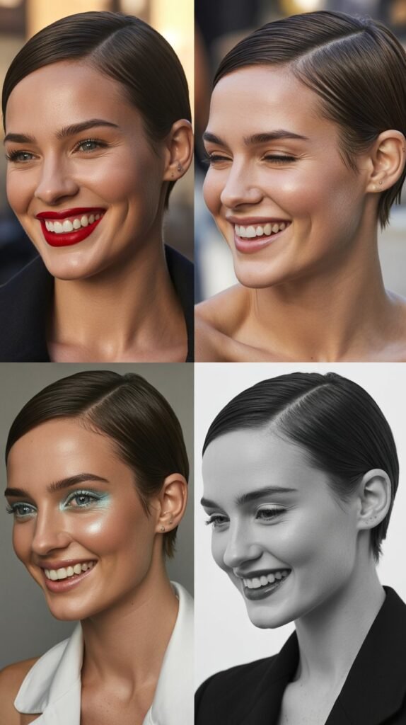 Mini Pixie with Long Bangs