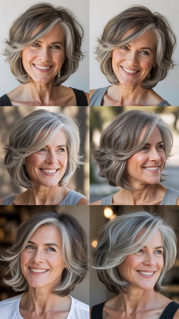 Piecey Bob with Separated Strands