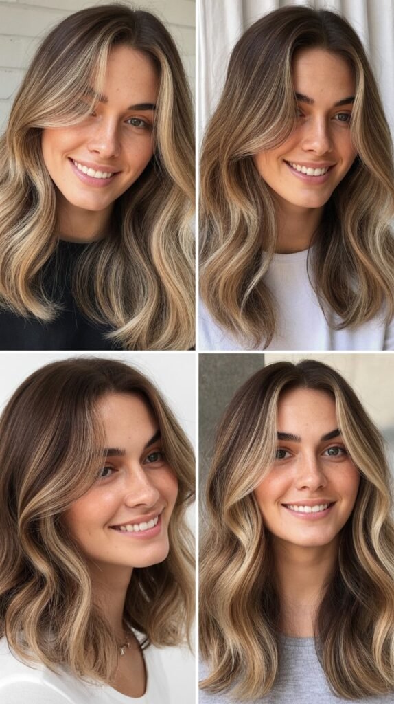 Blonde Highlights on Natural Base