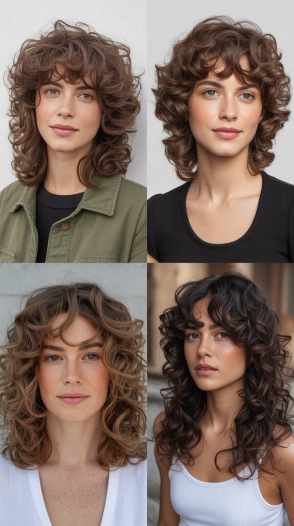  Layered Curly Cut