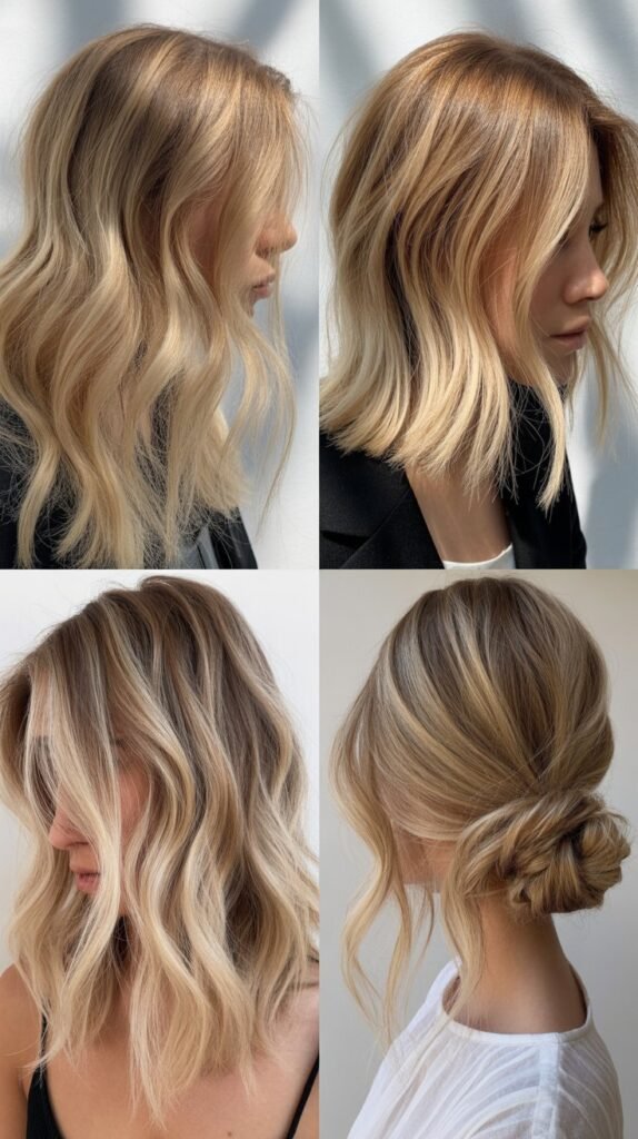  Creamy Blonde Highlights