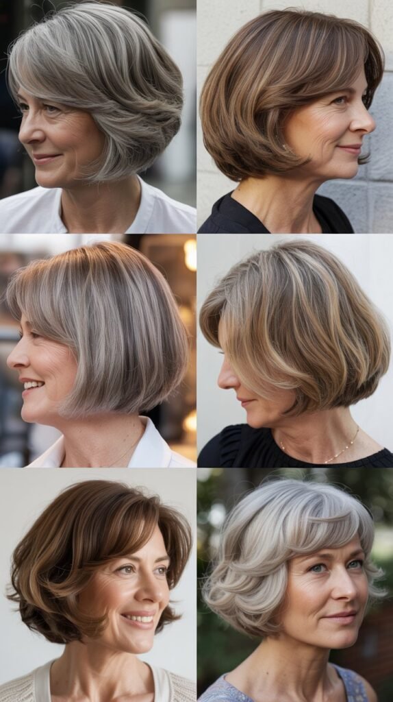 Rounded Bob with Beveled Ends