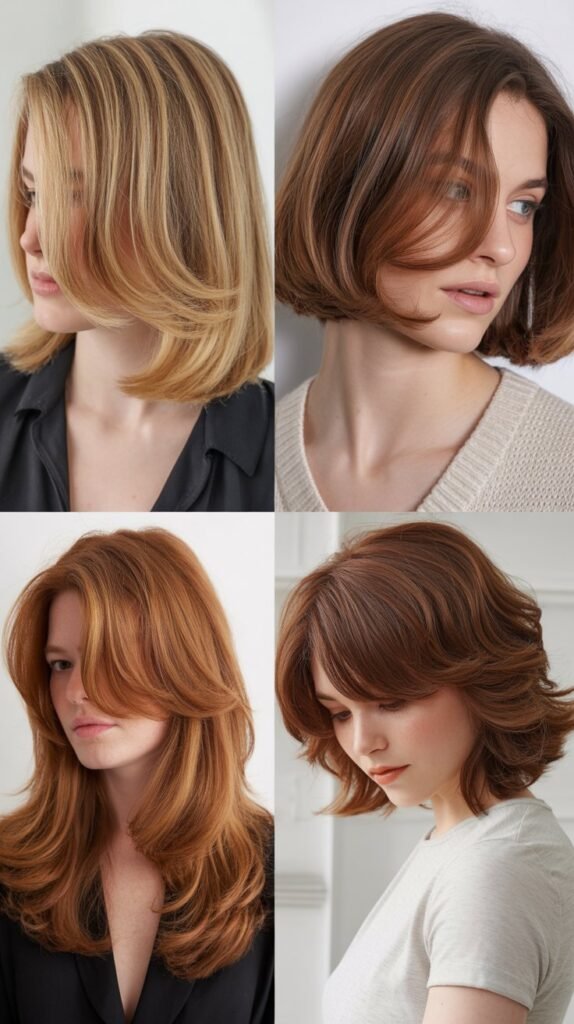 Layered Cut with Flipped Ends