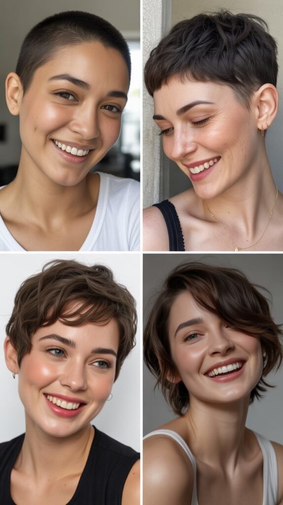 The Buzz-Cut Pixie Transition