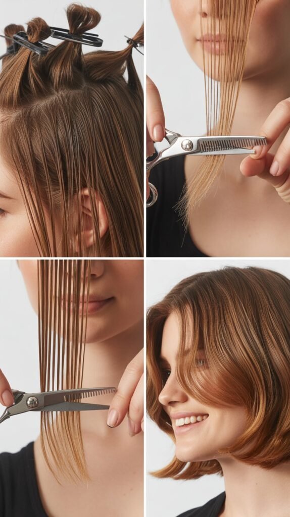 The Twist and Slide Technique for Face-Framing Layers